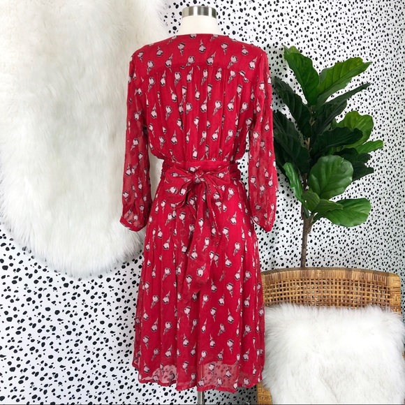 ba&sh | Silk Memory Rogue Midi Floral Lady Dress - Picture 4 of 8